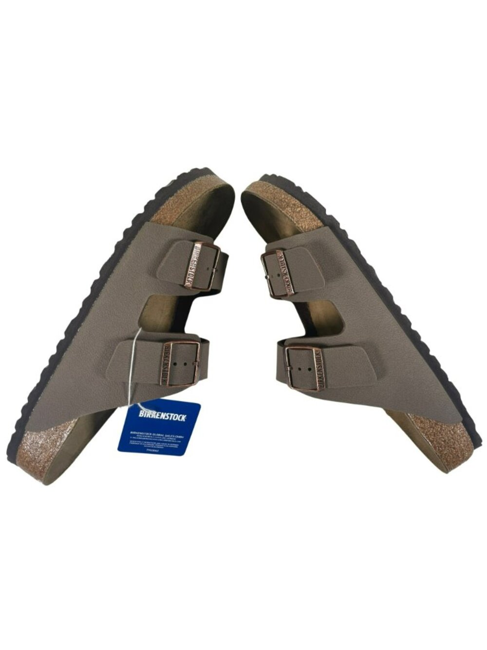 Birkenstock Arizona BS Mocca Mens Regular Fit Leather Sandals Men's Size 10 NEW - Picture 3 of 11